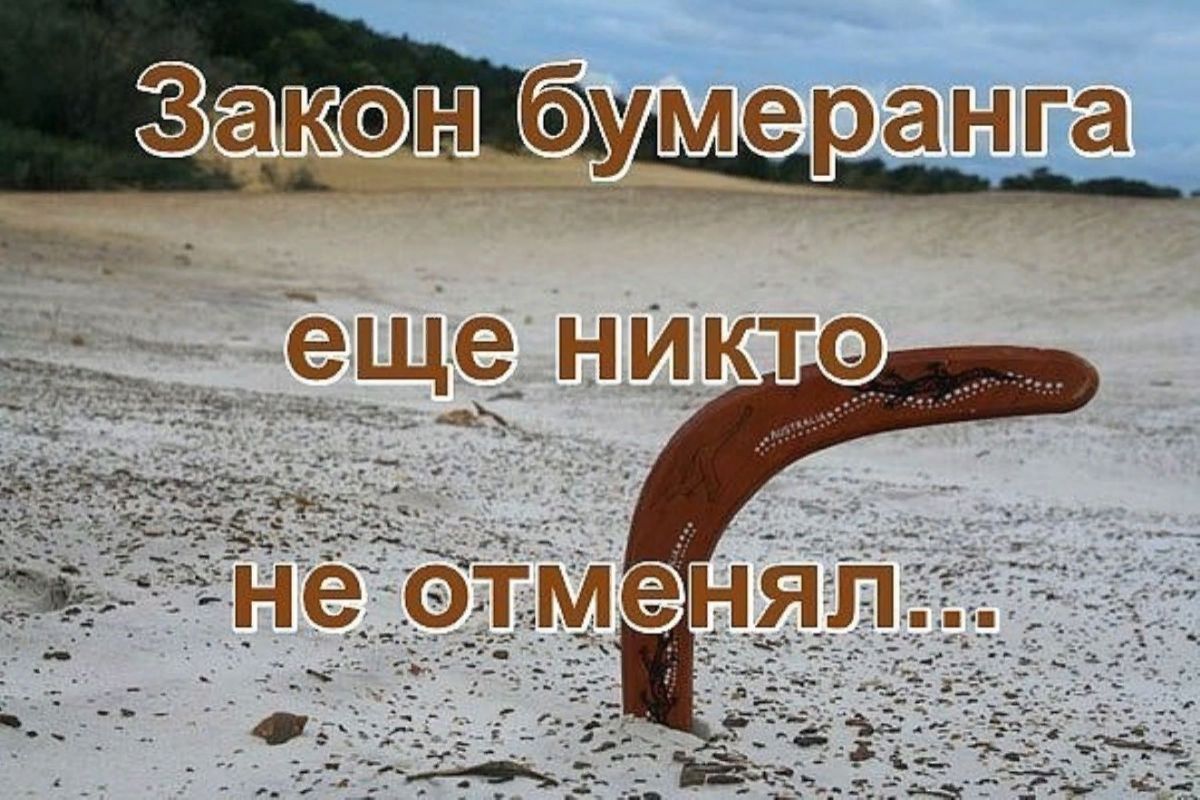 Закон бумеранга: как он работает - дом солнца