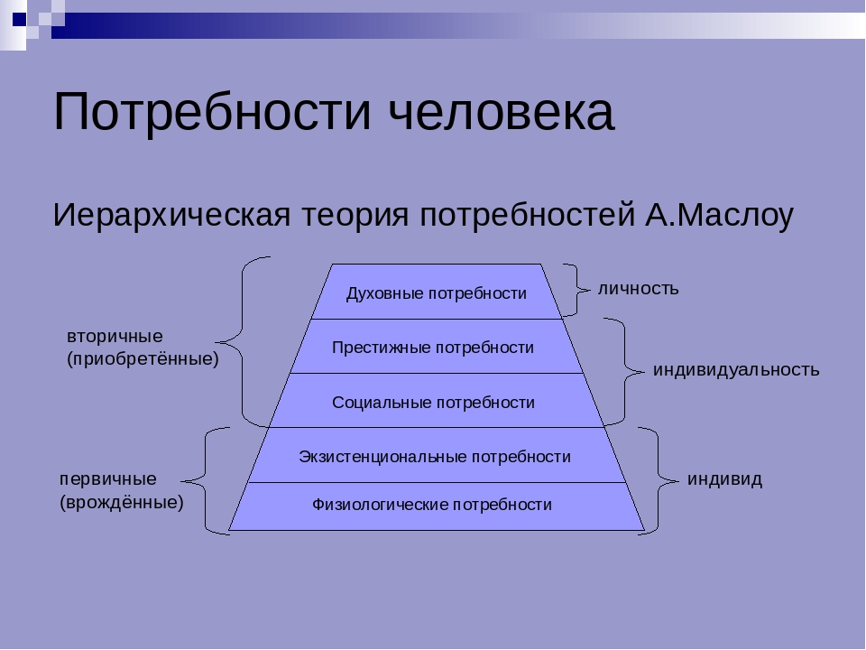 Индивидуальный проект концепция личности