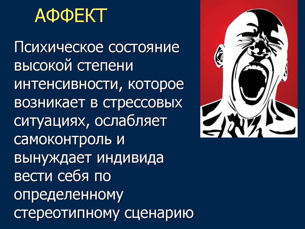 Презентация на тему убийство в состоянии аффекта