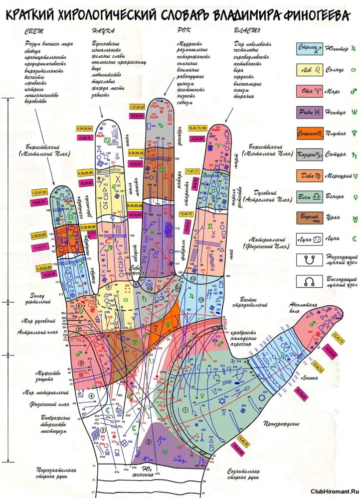 Картинки про хиромантию