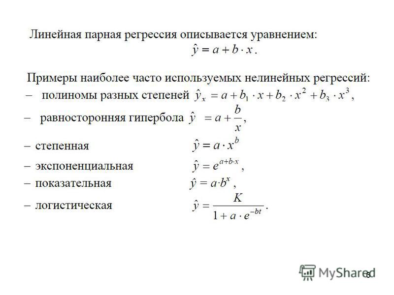 Экспоненциальная регрессия