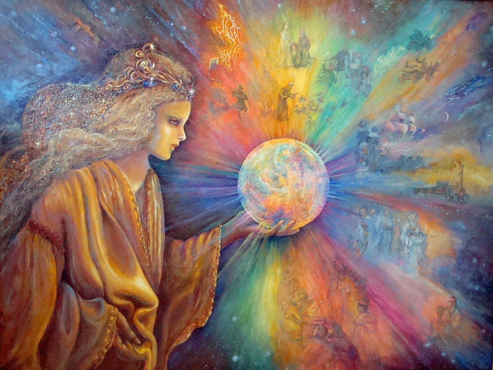 А также творческого духовного и. Богиня Гайя Вселенная энергия. Энергетическая живопись. Душа эзотерика.