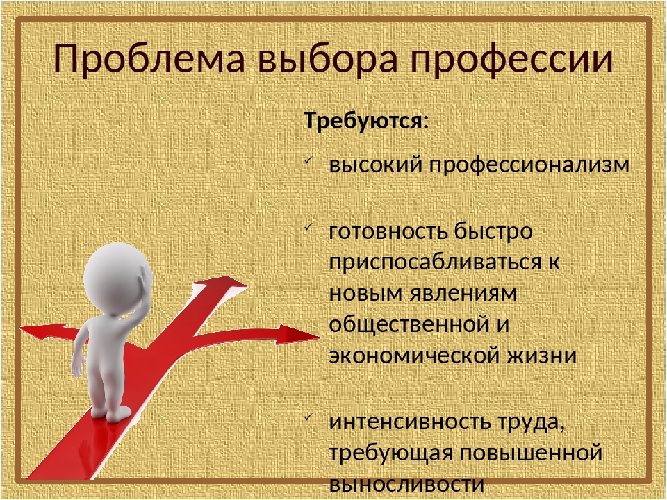 Индивидуальный проект на тему проблема выбора профессии 11 класс