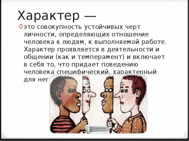 От чего зависит характер изображения