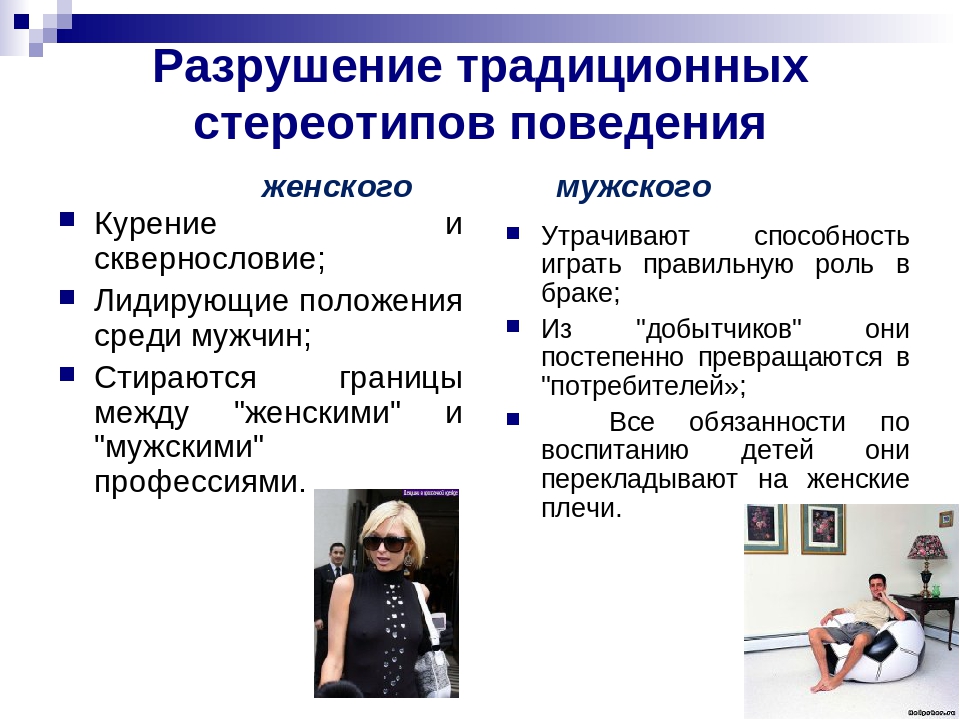 Презентация на тему гендерные стереотипы