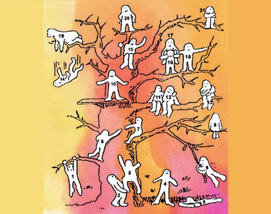 «Дерево с человечками» (д. Лампен, адаптация л.п. Пономаренко).